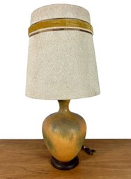 Monumental Mid-Century Drip Glaze Table Lamp