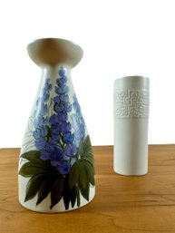 (1) Hilkka-Liisa Ahola For Arabia Vase & (1) Rosenthal Studio Line Ceramic Vase