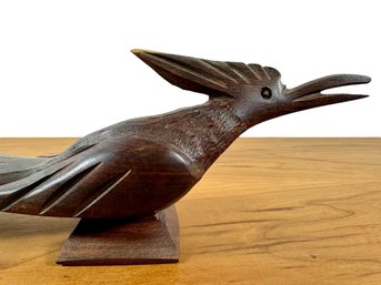 Vintage Ironwood Bird Sculpture