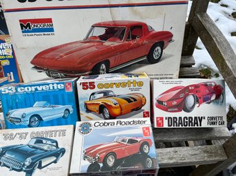 Collection Of Model Corvette Or Other Car Kits