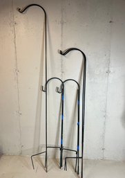 A Collection Of Garden Shepherds Hooks