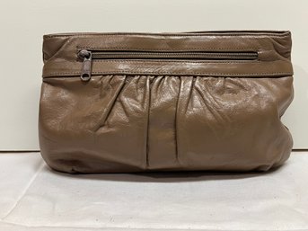 Small Brown Leather Clutch