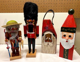 Wooden Holiday Decor .