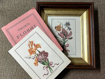 Framed Botanical And A Collection Of Botanical Prints