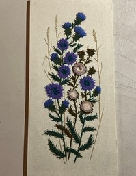 Framed Crewl Floral