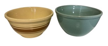 2 Vintage Mixing Bowls