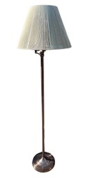 Bronze Floor Lamp With Elegant String Shade