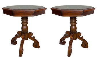 Pair Of Octagonal Side Tables