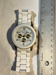 Geneva Platinum White/Gold Watch