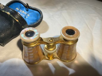 Vintage Opera Glasses With Case