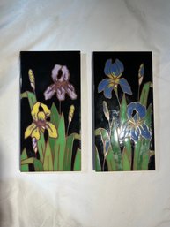 Besheer Art Floral Plaques Set Of 2