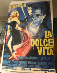 Fellini La Dolce Vita Poster