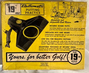 Vintage Mad Men Style The 19th Hole Putt And Return In Original Box
