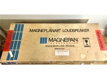 Magnepan Speakers In Original Box With Metal Stands