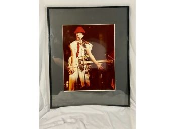 Original Devo Mark Mothersbaugh Concert Photo, Framed