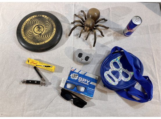 Toy And Novelty Item Lot Including Remote Control Spider
