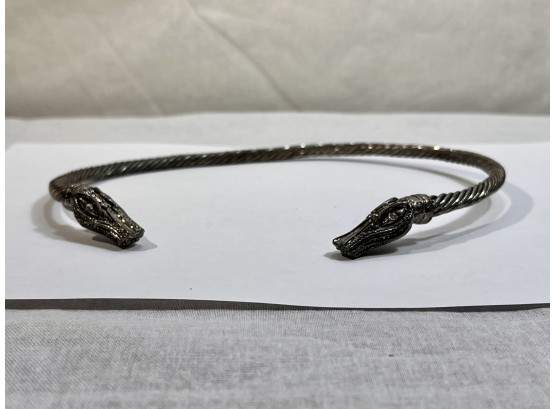 Vintage Jewelry - Alligator Head Necklace