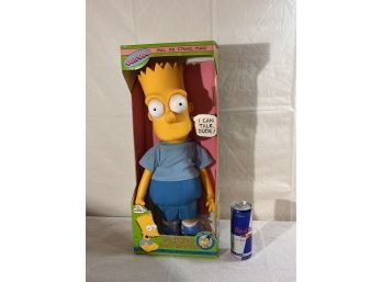 Bart Simpson Talking Doll In Original Box - Works