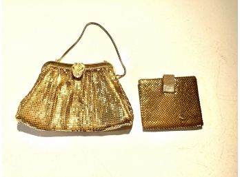 Whiting And Davis Vintage Clutch Purse With Wallet