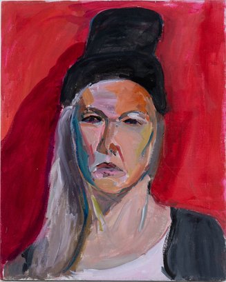 Contemporary Portrait Oil On Canvas 'Woman'