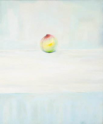 Still Life Original Oil On Canvas 'Peach'