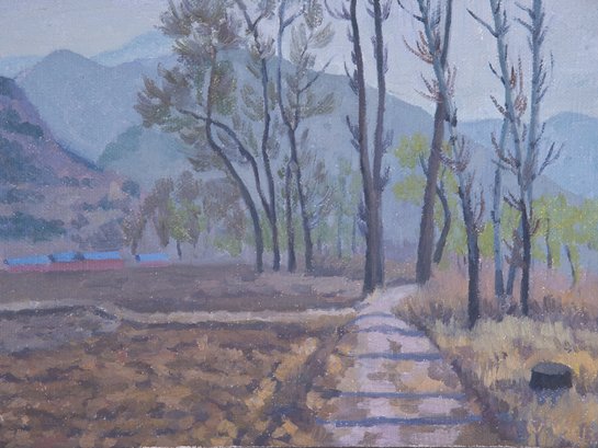 Impressionist Original Oil 'Landscape 6'