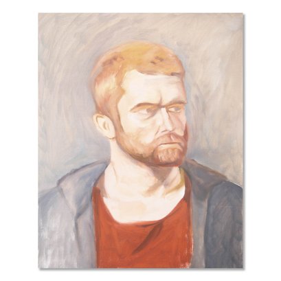 Modernist Original Oil Painting 'Portrait Of Man'