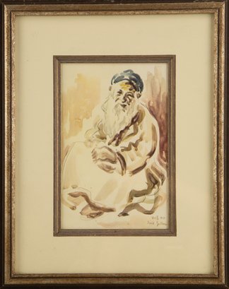 David Gilloa Portrait Print 'A Jew From The Atlas Mountains'
