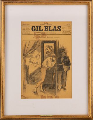Portrait Print Paul Balluriau(1860-1917)'1885 GIL BLAS'