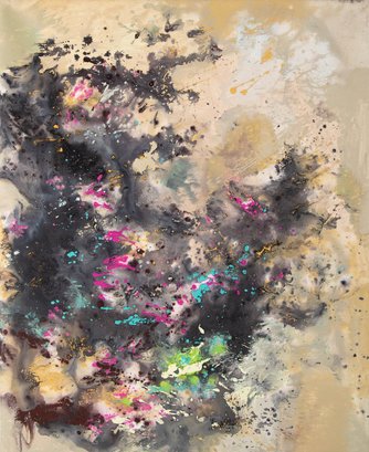 Chong Liu Abstract Original Oil Painting 'Beginning Of Nature 25'