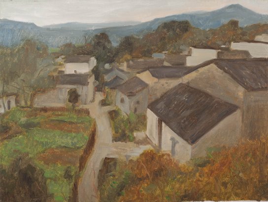Yang, Bowen Impressionist Original Oil Painting 'Landscape'