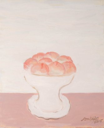 Anmin Han Impressionist Original Oil Painting 'Peach'