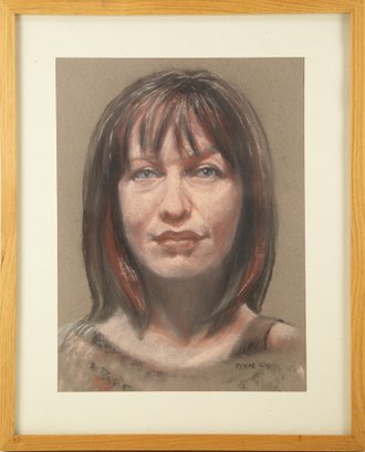 Harald Grote, American Artist Portrait Pastel 'Nicole S.'