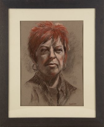 Harald Grote, American Artist  Portrait Pastel 'Kathlene(Kathy) W.'