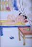 Old Shunga Hand Painted On Porcelain 'Sex Scene'