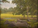 George Thompson Hobbs (1846-1929) Landscape Oil On Board