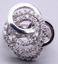 Circular Geometry 925 Sterling Silver Ring