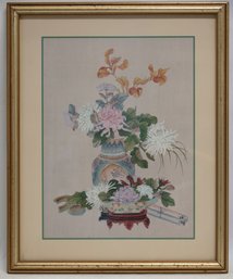 'Flower Arrangement Day' Print Chinese GongBi