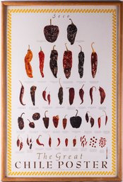 Contemporary Poster Print On Paper 'The Great Chile Poster'
