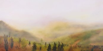 Large Realist Original Oil 'Landscape 23'