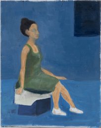 Contemporary Portrait Oil On Canvas 'Women'