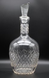 Glass Decor Bottle With Lid