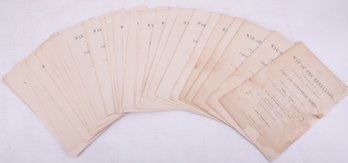 Set Of Books Of Civil War Official Records Index