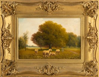 John Joseph Enneking (1841-1916) Landscape Oil On Canvas