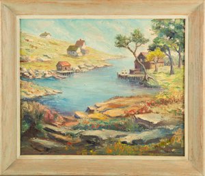 John Fabian Carlson (1874-1945) Landscape Oil On Canvas