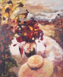Original Abstract Oil Painting 'Garden 3'