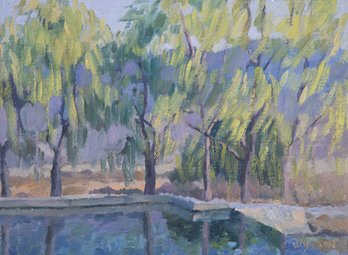Impressionist Original Oil 'Landscape 12'