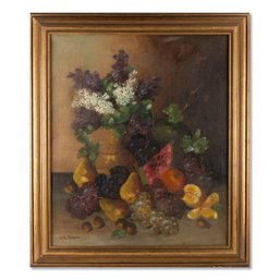 Traditional Oil On Canvas 'Still Life'