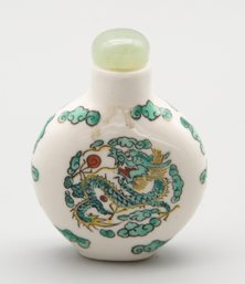 Vintage Chinese Dragon Snuff Bottle