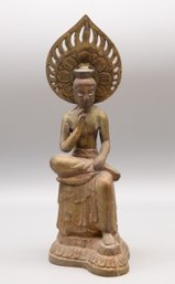 Bronze Seated Buddha Bodhisattva Statue